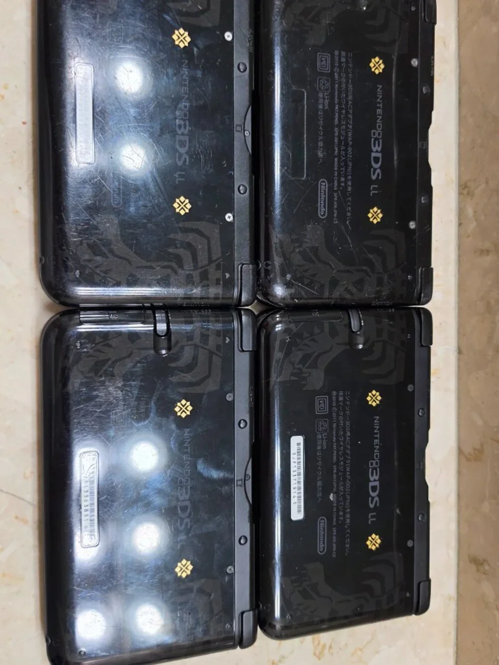 1X Nintendo 3ds XL Monster Hunter Black Limited  64GB Console System Japan